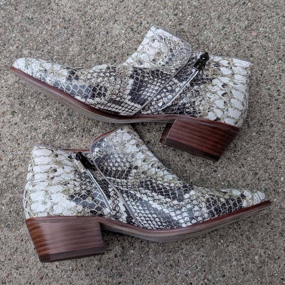 Sam Edelman Petty Python Leather Ankle Boot Booti… - image 4